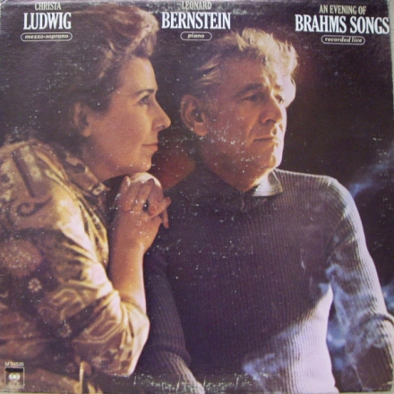 Songs (Zigeunerlieder, Der Tod, Das ist die kühle Nacht, Immer leiser wird mein Schlummer, Feldeinsamkeit, Ständchen, Liebestreu, Mädchenlied, Sapphische Ode, Ruhe, Süssliebchen, Im Schatten, Die Mainacht, Von ewiger Liebe)