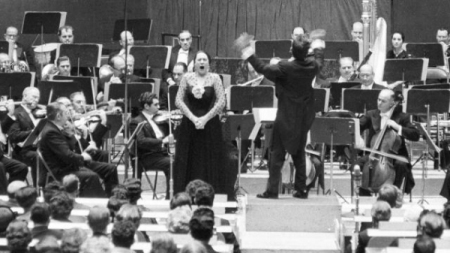 1958 Human Rights Day Concert - Soprano Renata Tebaldi, Leonard Bernstein, New York Philharmonic, courtesy of the UN Audio Visual Library