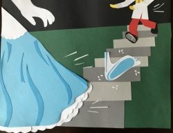 Cinderella Cut Paper Art