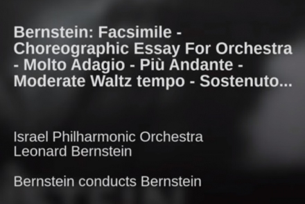 Bernstein conducts Bernstein